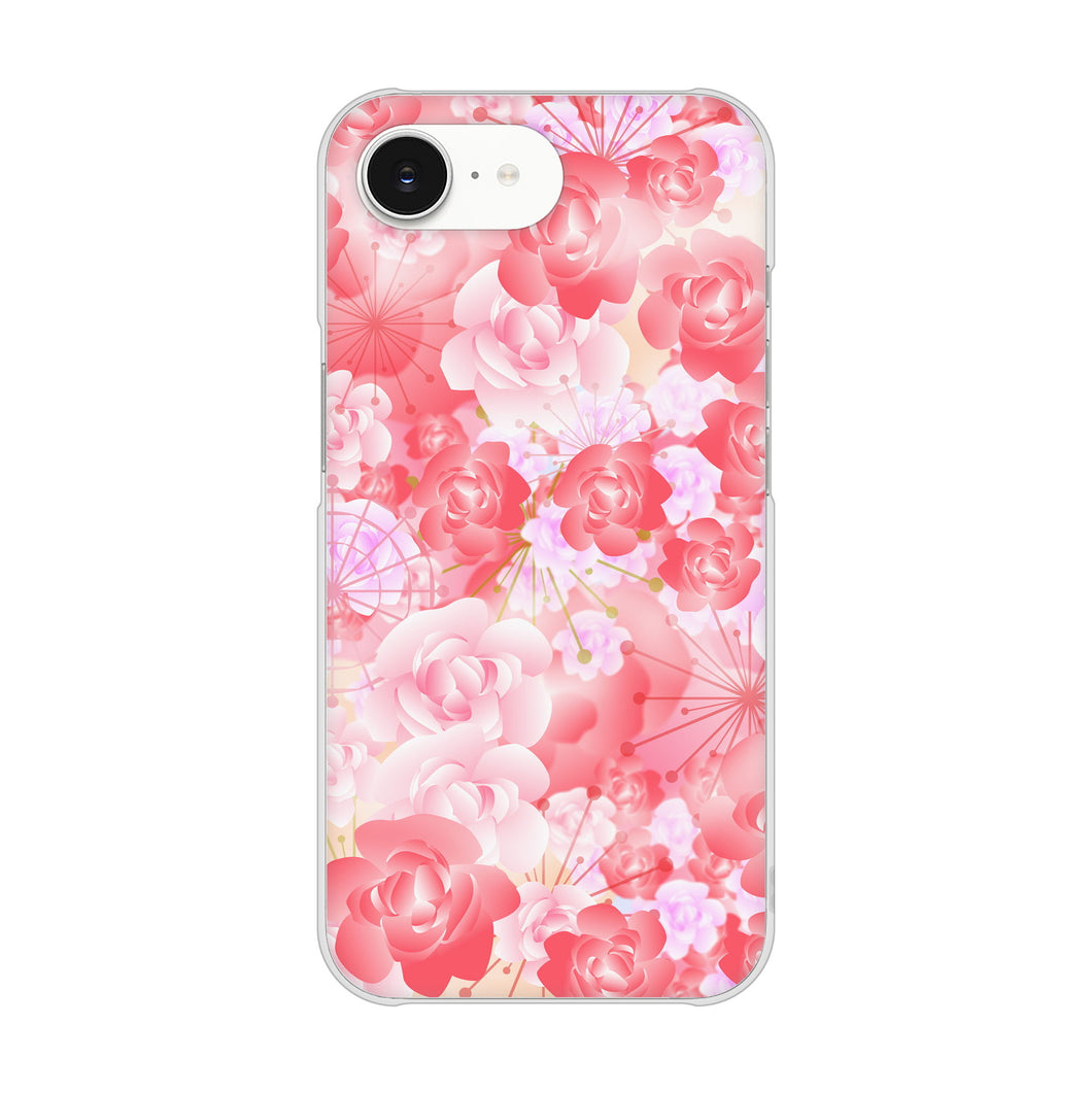 iPhone16e 高画質仕上げ 背面印刷 ハードケース 【VA817 はんなり色の華】