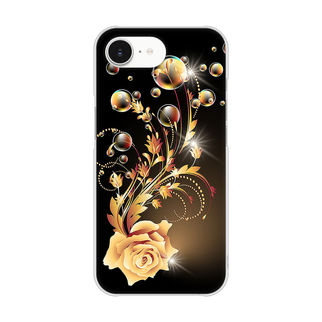 iPhone16e 高画質仕上げ 背面印刷 ハードケースロマンチックなバラ