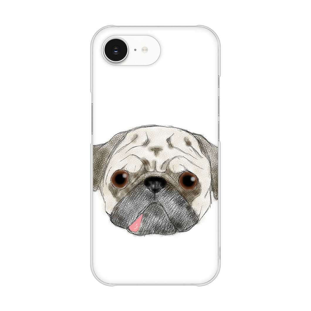 iPhone16e 高画質仕上げ 背面印刷 ハードケースパグ