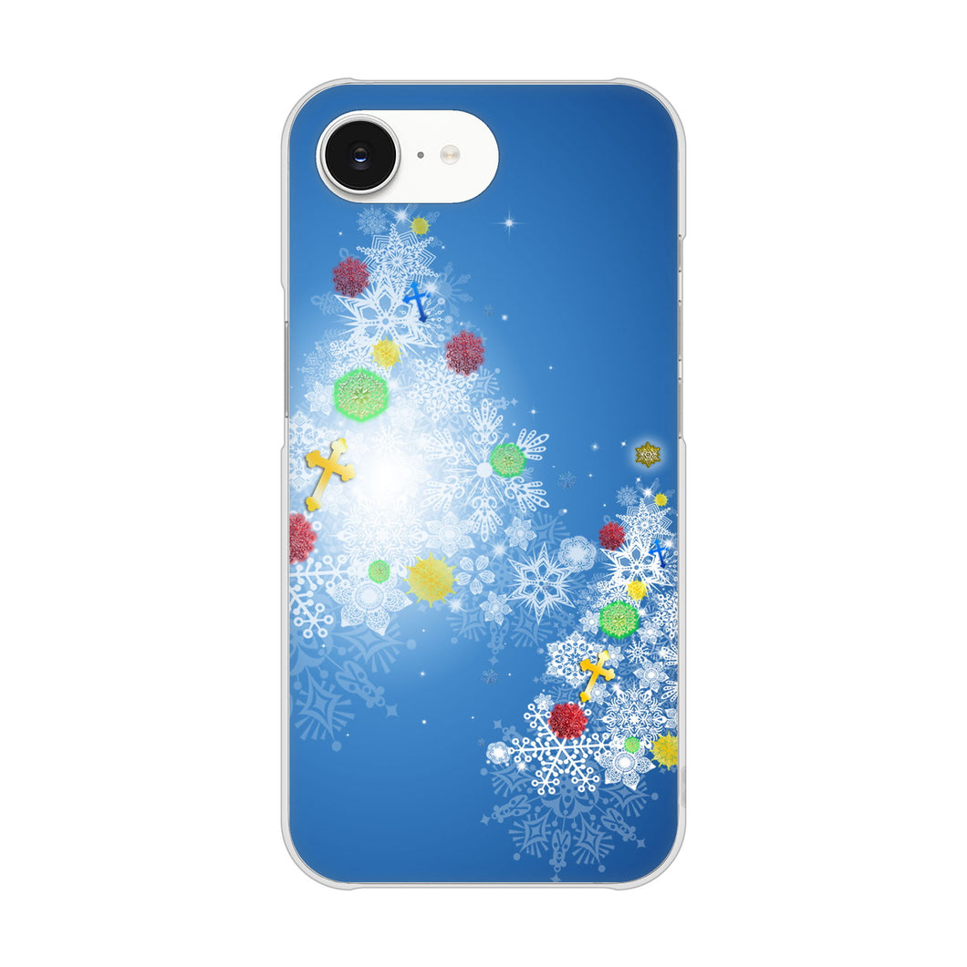 iPhone16e 高画質仕上げ 背面印刷 ハードケースクリスマス