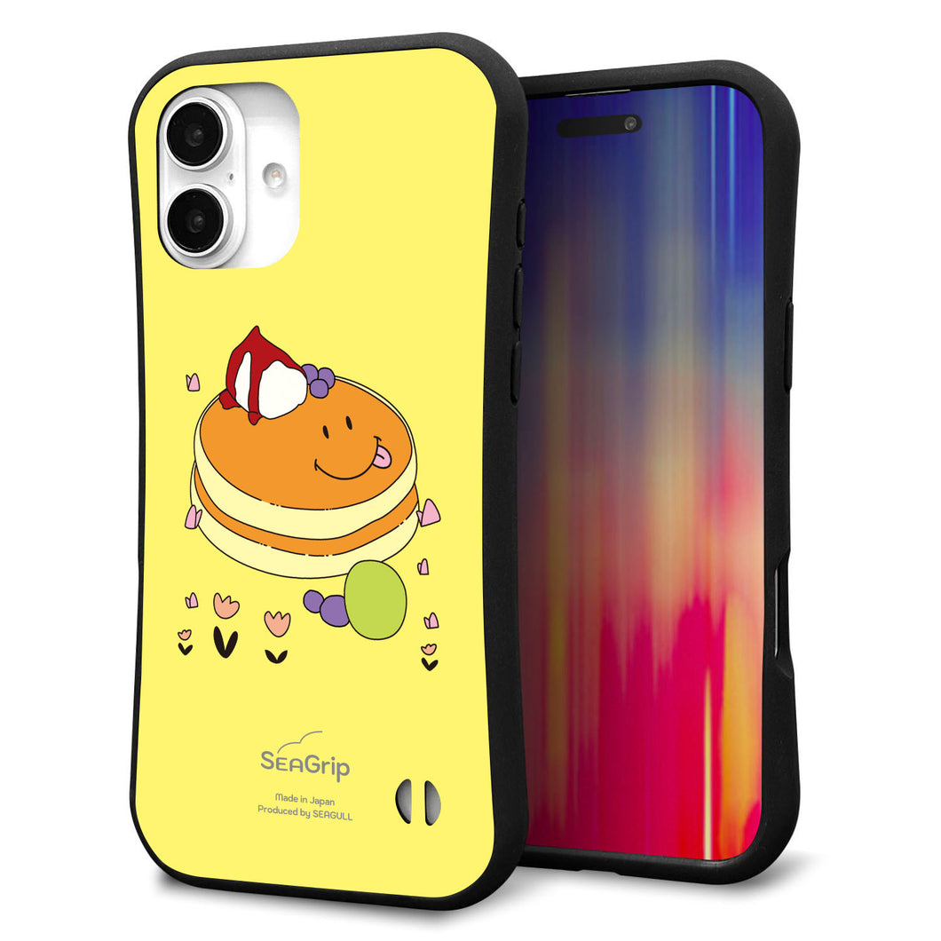 iPhone16 Plus スマホケース 「SEA Grip」 グリップケース Sライン 【MA901 パンケーキ】 UV印刷