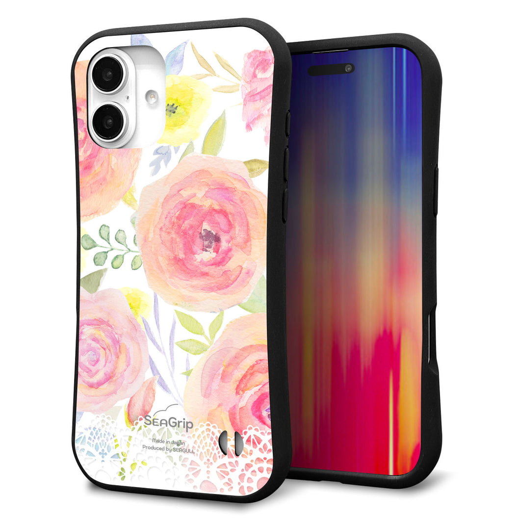 iPhone16 Plus スマホケース 「SEA Grip」 グリップケース Sライン 【SC945 ドゥ・パフューム3】 UV印刷