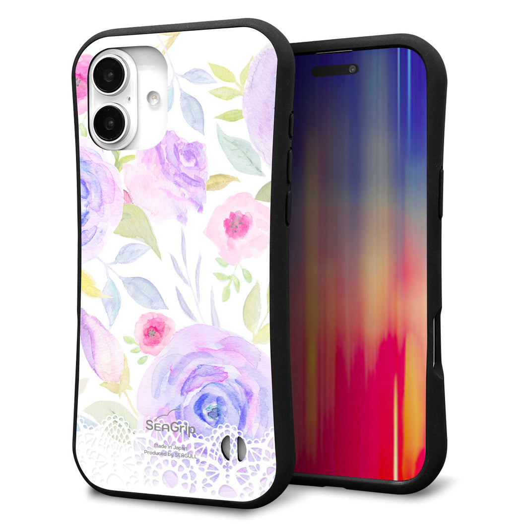iPhone16 Plus スマホケース 「SEA Grip」 グリップケース Sライン 【SC946 ドゥ・パフューム4】 UV印刷