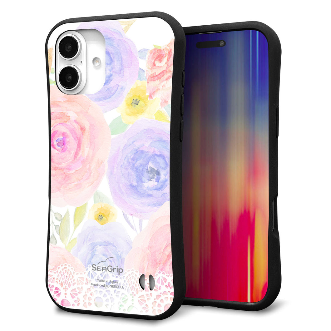 iPhone16 Plus スマホケース 「SEA Grip」 グリップケース Sライン 【SC947 ドゥ・パフューム5】 UV印刷
