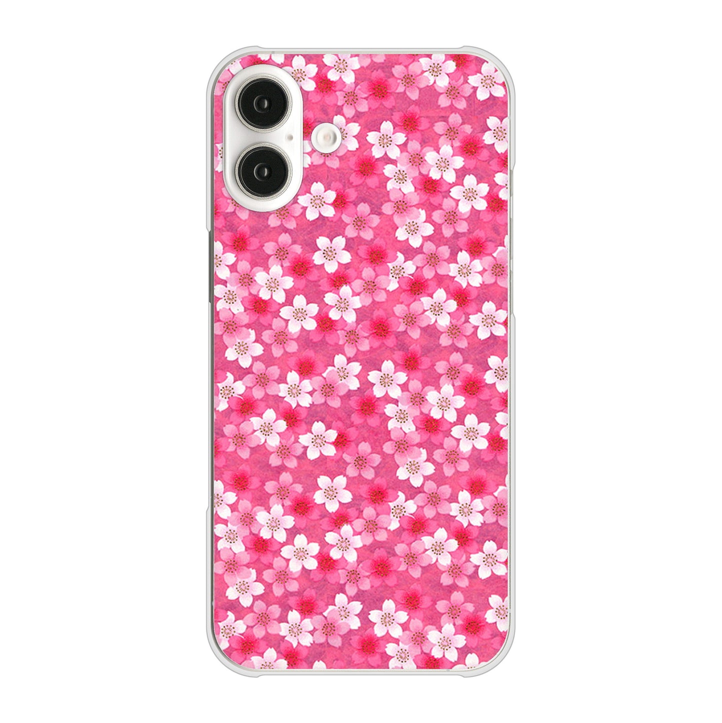 iPhone16 Plus 高画質仕上げ 背面印刷 ハードケースリバティプリント