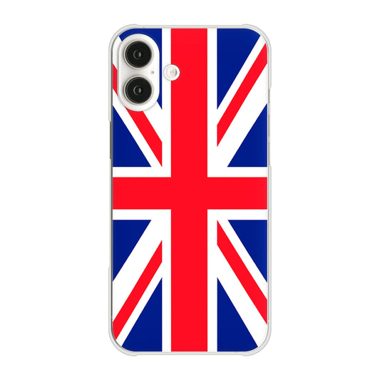 iPhone16 Plus 高画質仕上げ 背面印刷 ハードケースユニオンジャック