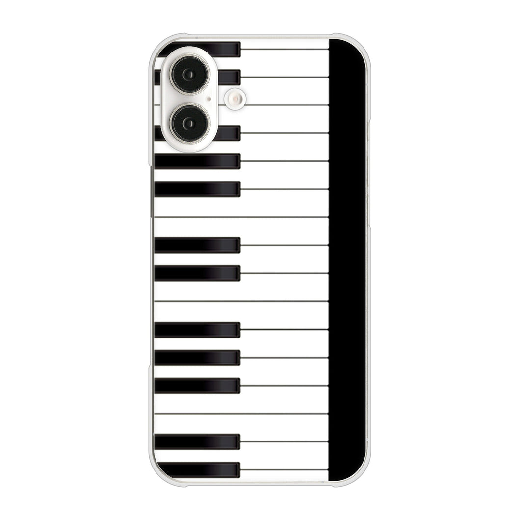 iPhone16 Plus 高画質仕上げ 背面印刷 ハードケースピアノ