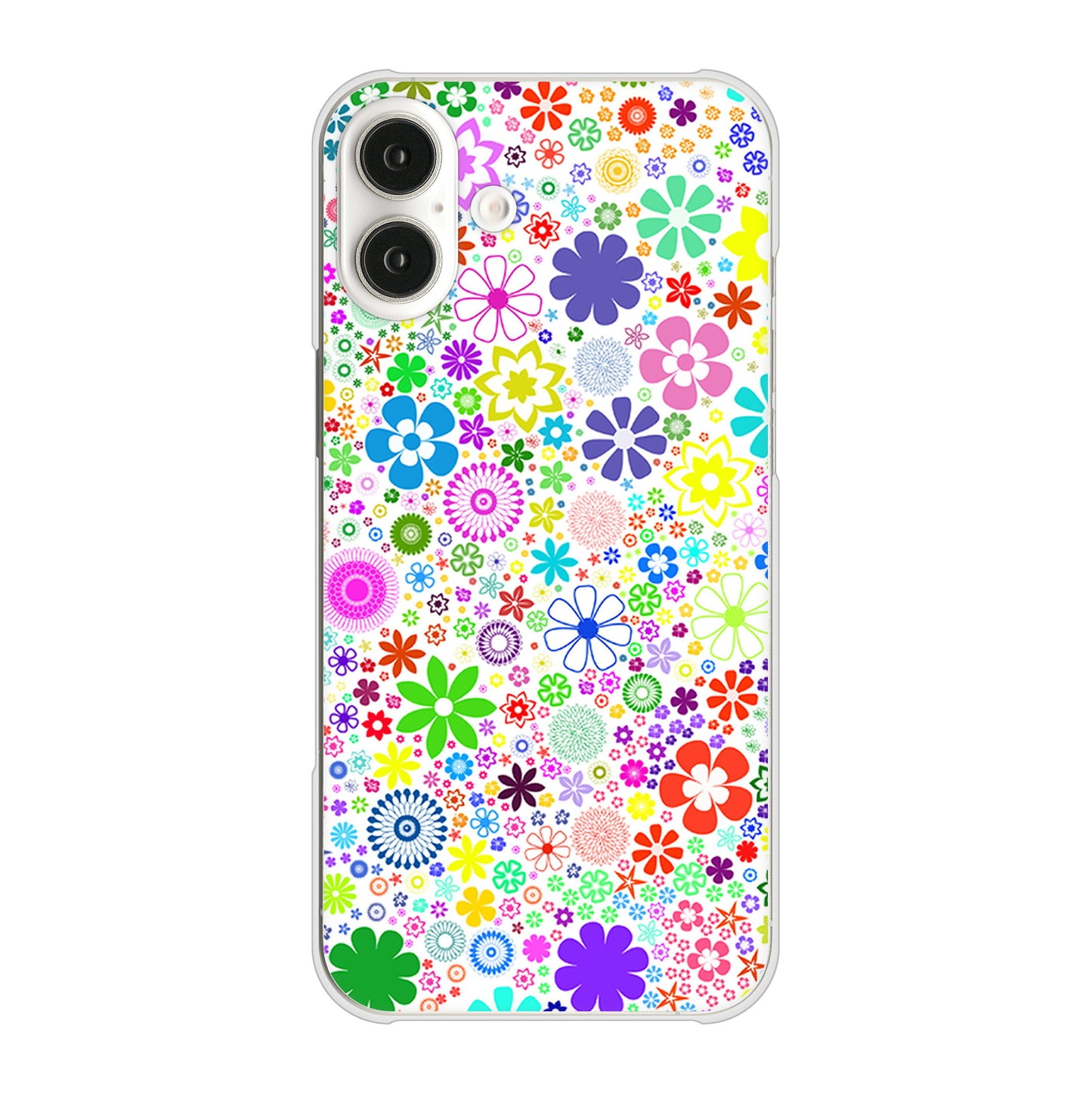 iPhone16 Plus 高画質仕上げ 背面印刷 ハードケースリバティプリント