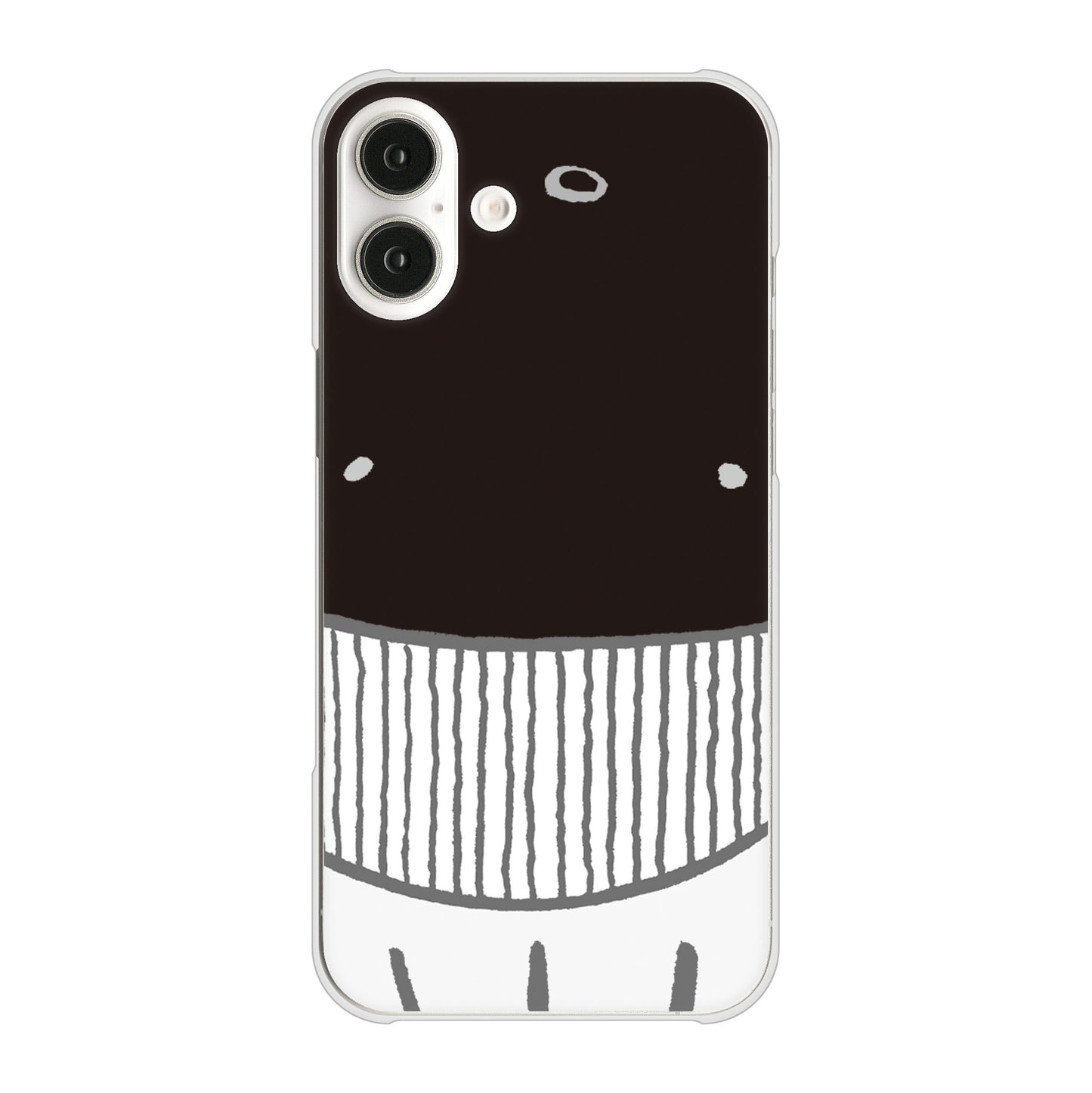 iPhone16 Plus 高画質仕上げ 背面印刷 ハードケースドアップアニマル