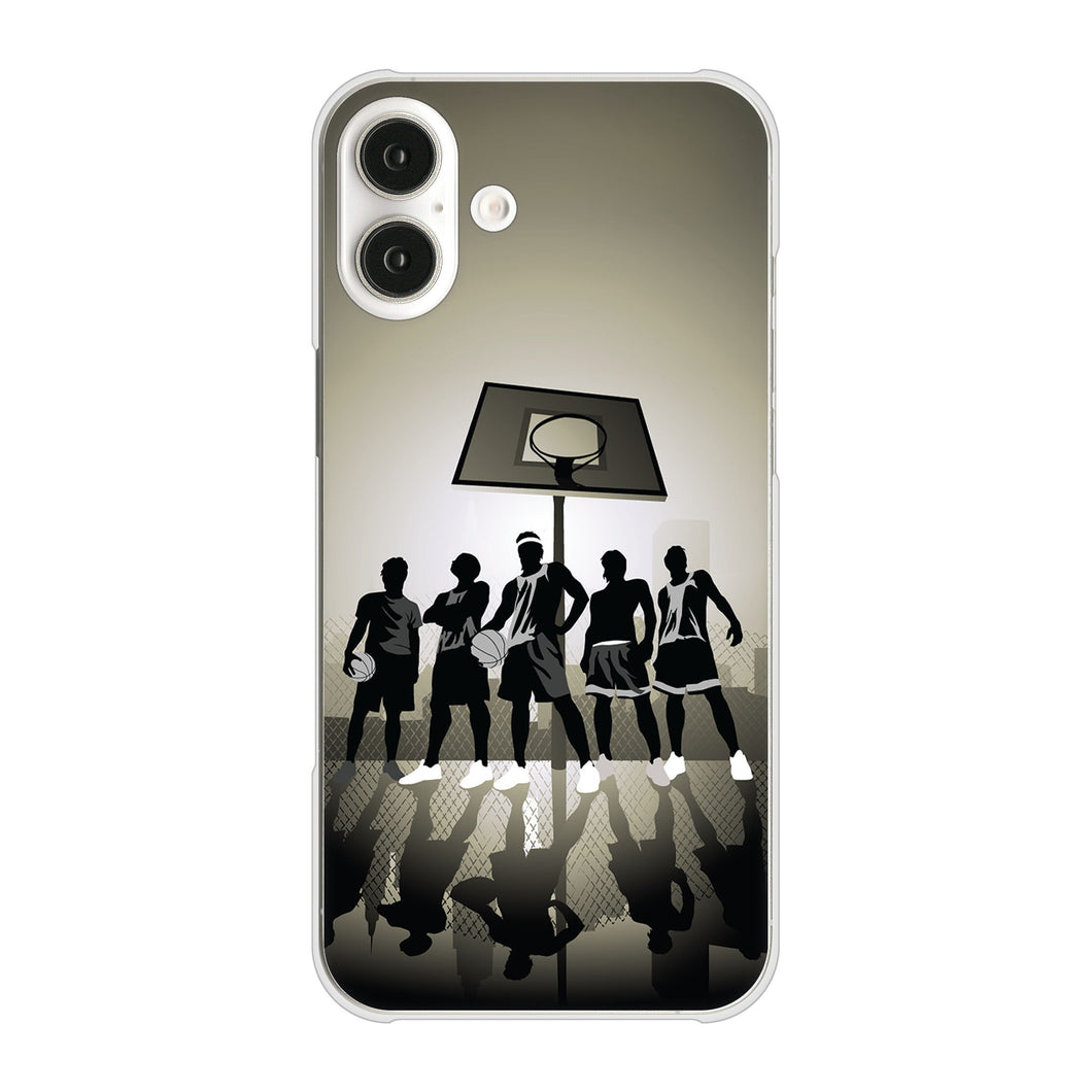 iPhone16 Plus 高画質仕上げ 背面印刷 ハードケース 【389 クールバスケ】