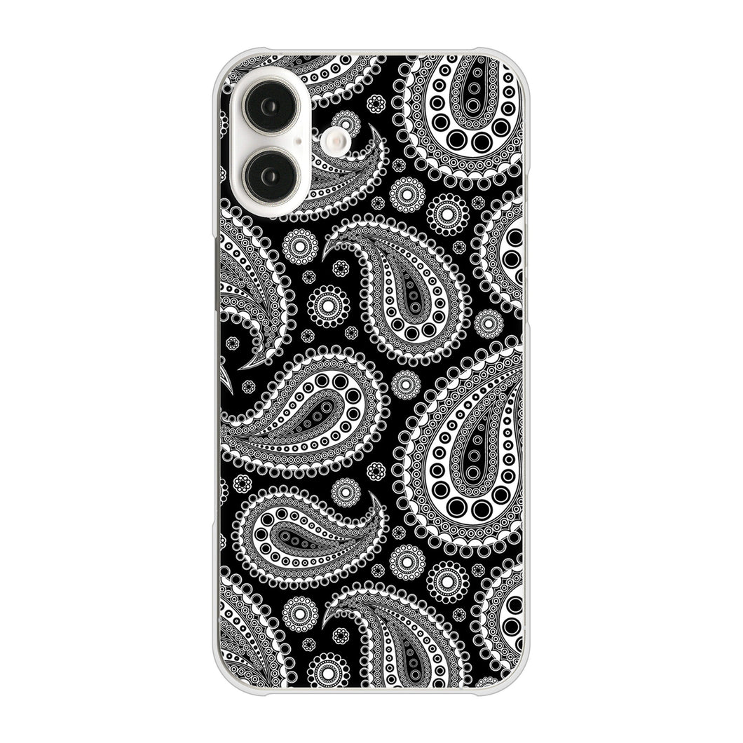 iPhone16 Plus 高画質仕上げ 背面印刷 ハードケースペイズリー