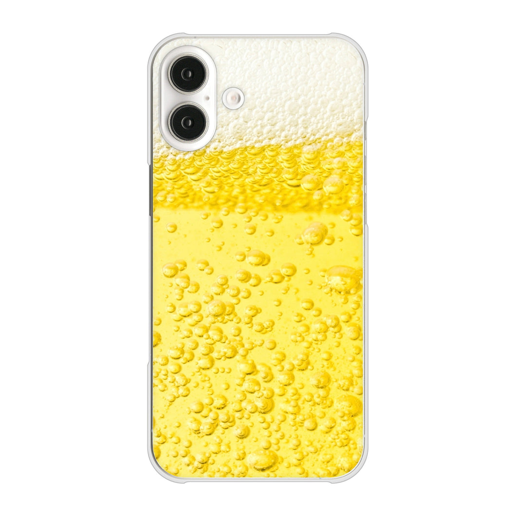 iPhone16 Plus 高画質仕上げ 背面印刷 ハードケース生ビール