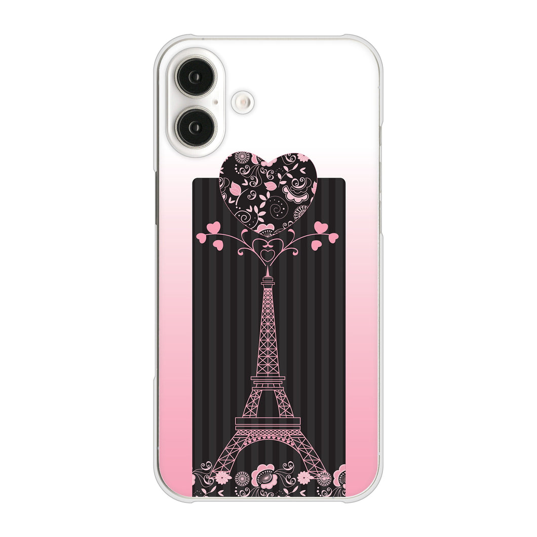 iPhone16 Plus 高画質仕上げ 背面印刷 ハードケースLOVE フランス