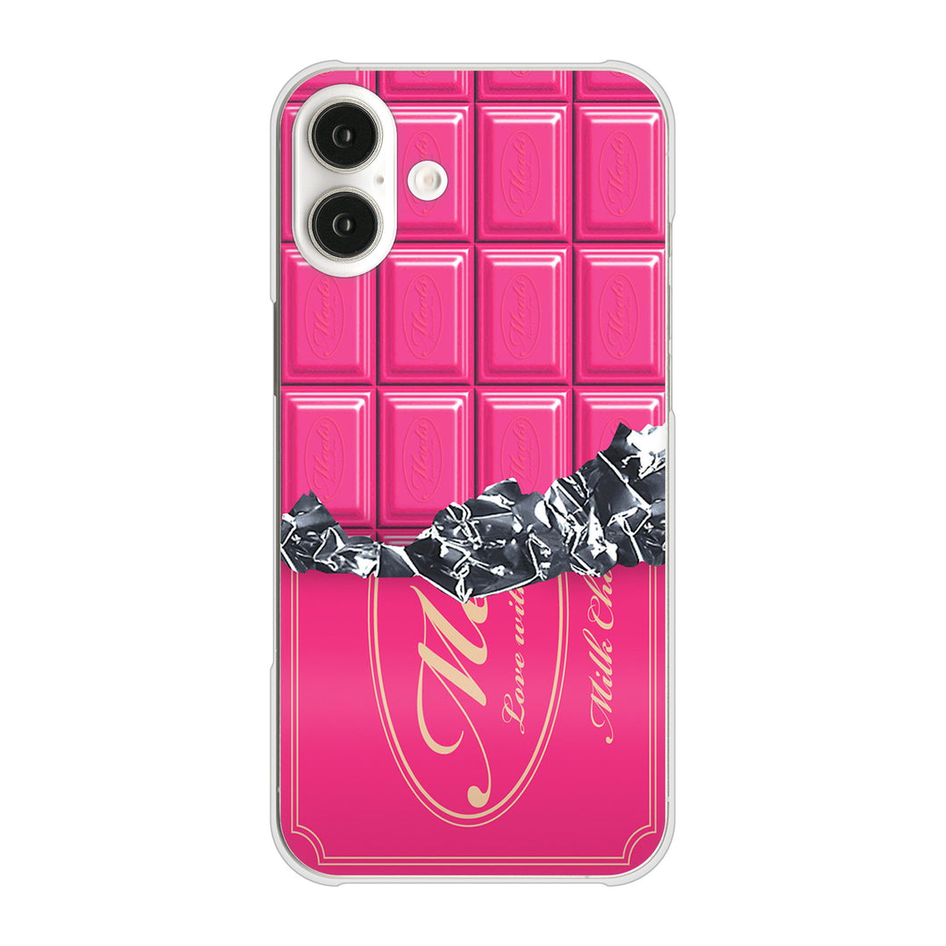 iPhone16 Plus 高画質仕上げ 背面印刷 ハードケース板チョコ