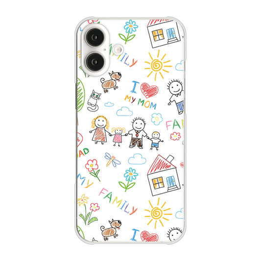 iPhone 16 Plus カップル&ファミリー ハードケース 背面印刷