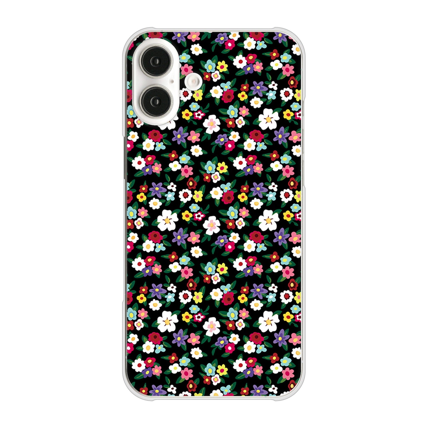 iPhone16 Plus 高画質仕上げ 背面印刷 ハードケースリバティプリント