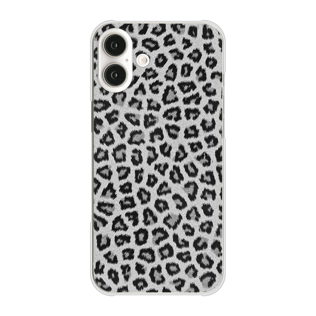 iPhone16 Plus 高画質仕上げ 背面印刷 ハードケースヒョウ柄ベーシックS