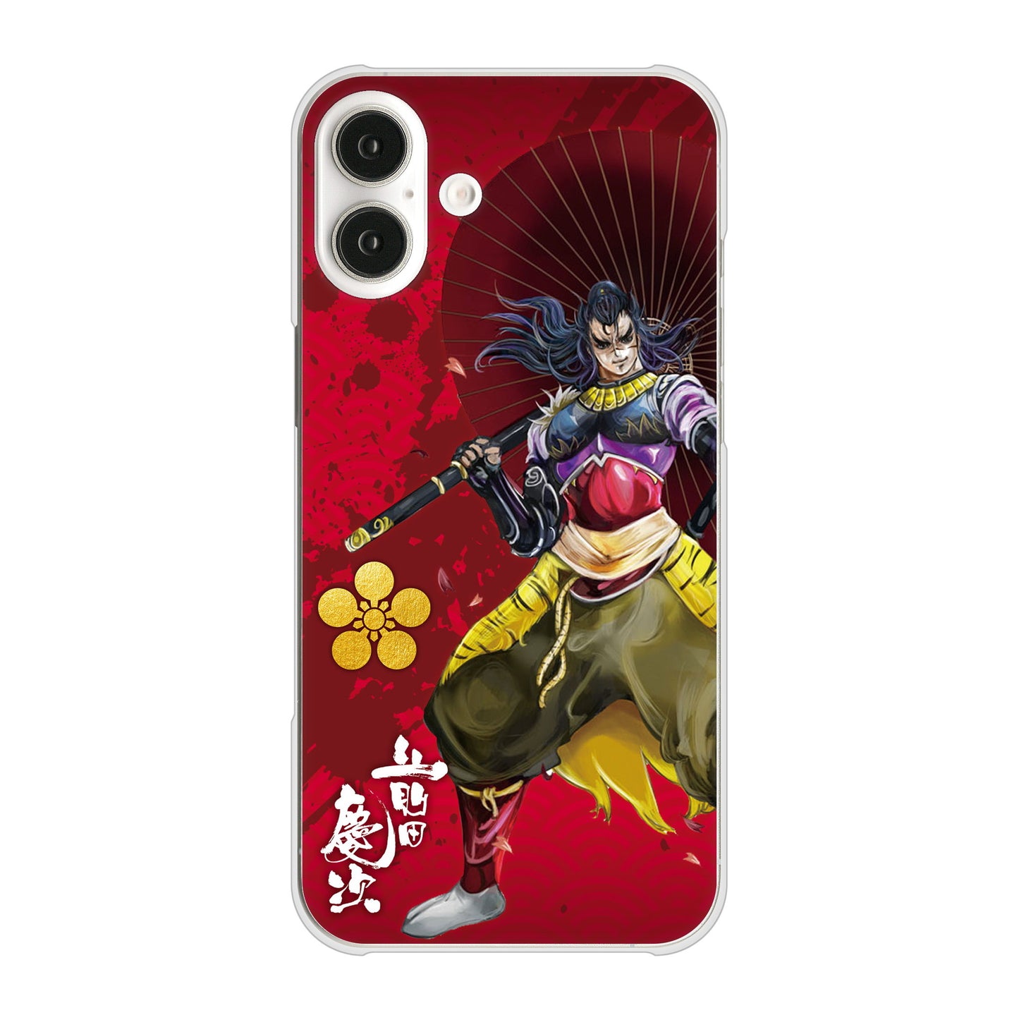 iPhone16 Plus 高画質仕上げ 背面印刷 ハードケース家紋