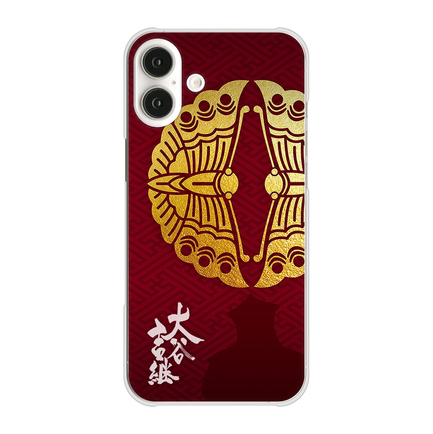 iPhone16 Plus 高画質仕上げ 背面印刷 ハードケース家紋
