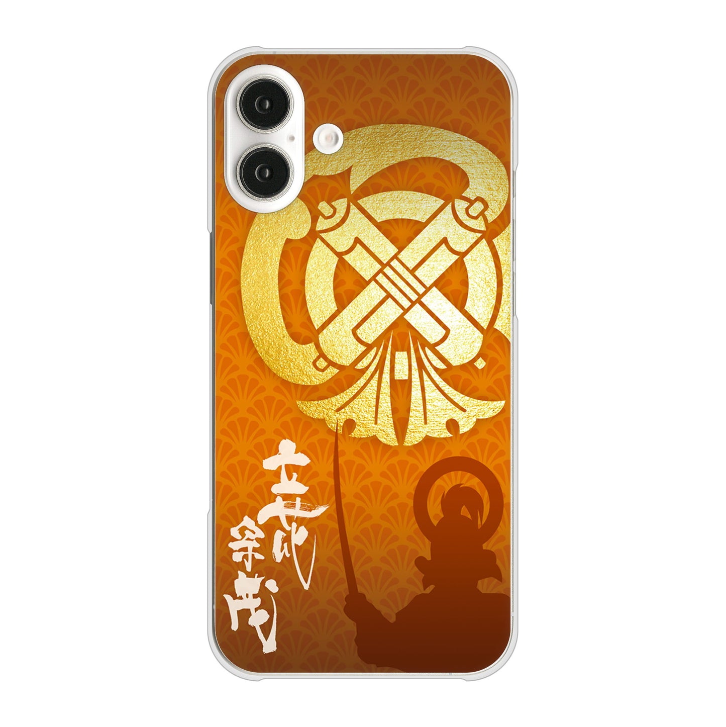 iPhone16 Plus 高画質仕上げ 背面印刷 ハードケース家紋