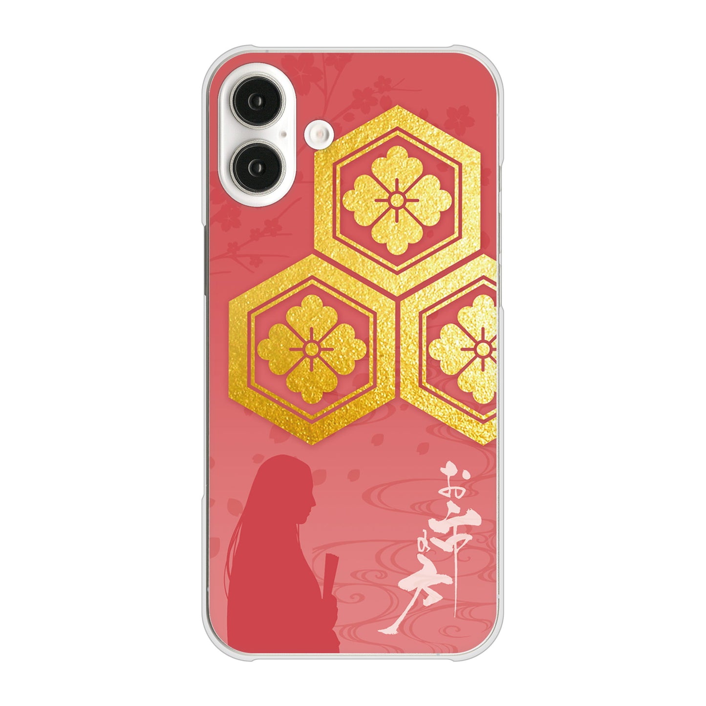 iPhone16 Plus 高画質仕上げ 背面印刷 ハードケース家紋
