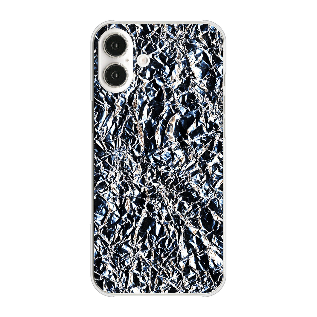 iPhone16 Plus 高画質仕上げ 背面印刷 ハードケース 【EK835 スタイリッシュアルミシルバー】