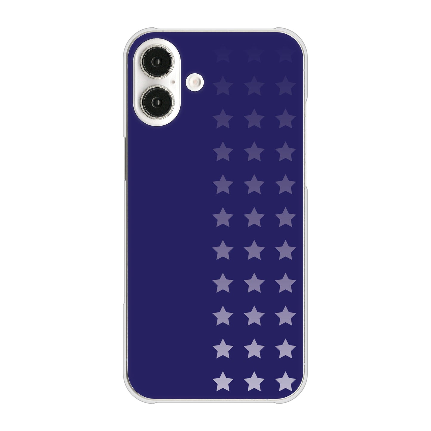 iPhone16 Plus 高画質仕上げ 背面印刷 ハードケース 【IB911 スターライン】