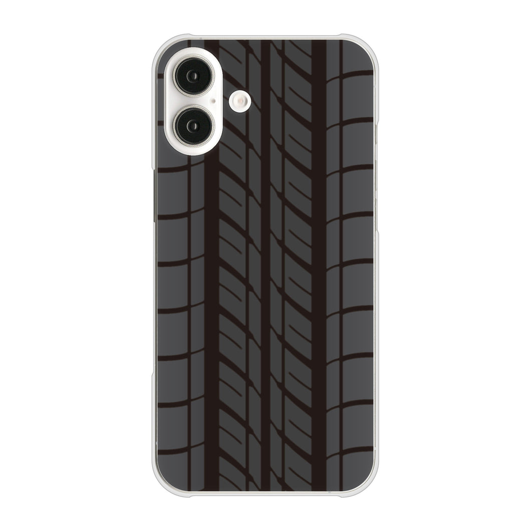 iPhone16 Plus 高画質仕上げ 背面印刷 ハードケース 【IB931 タイヤ】
