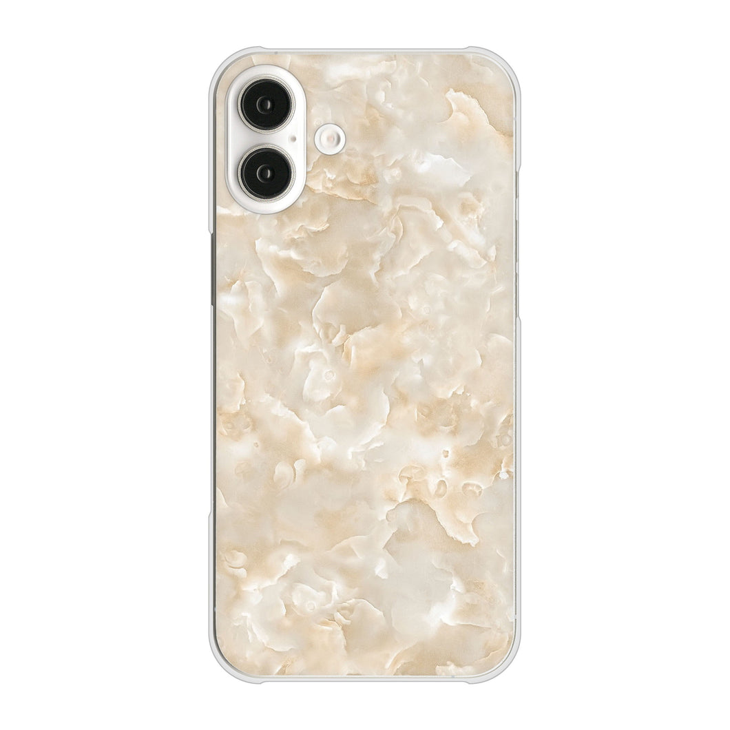 iPhone16 Plus 高画質仕上げ 背面印刷 ハードケース大理石BK