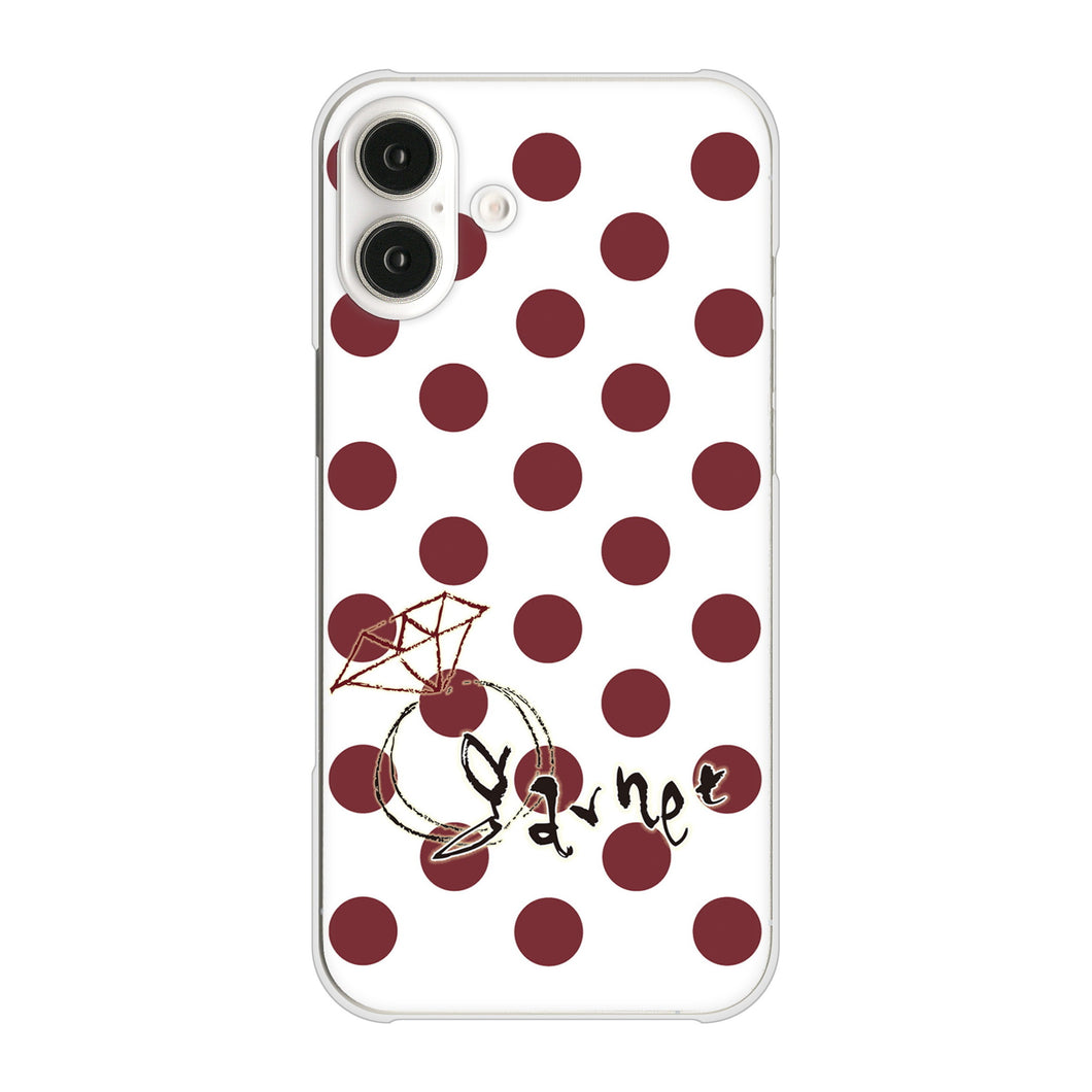 iPhone16 Plus 高画質仕上げ 背面印刷 ハードケース大野詠舟 誕生石