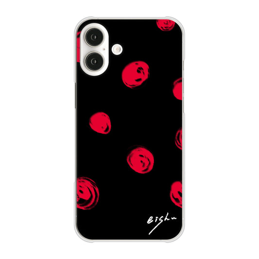 iPhone 16 Plus 大野詠舟 手描きシンプル ハードケース 背面印刷