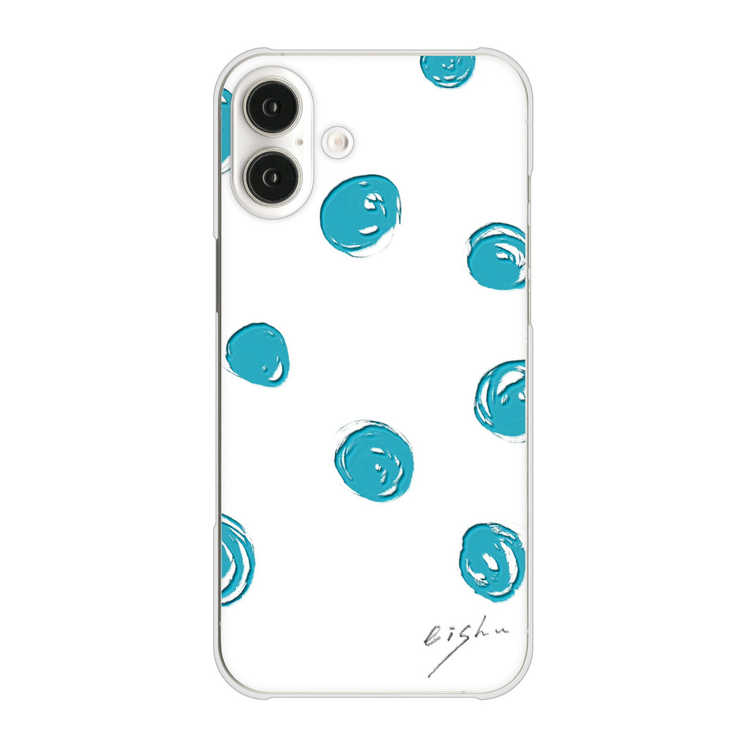 iPhone16 Plus 高画質仕上げ 背面印刷 ハードケース大野詠舟 手描きシンプル