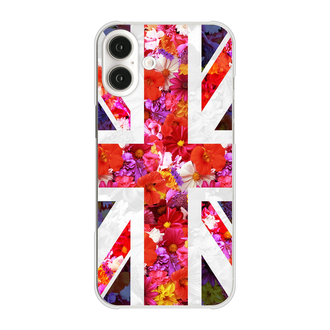 iPhone16 Plus 高画質仕上げ 背面印刷 ハードケースユニオンジャック