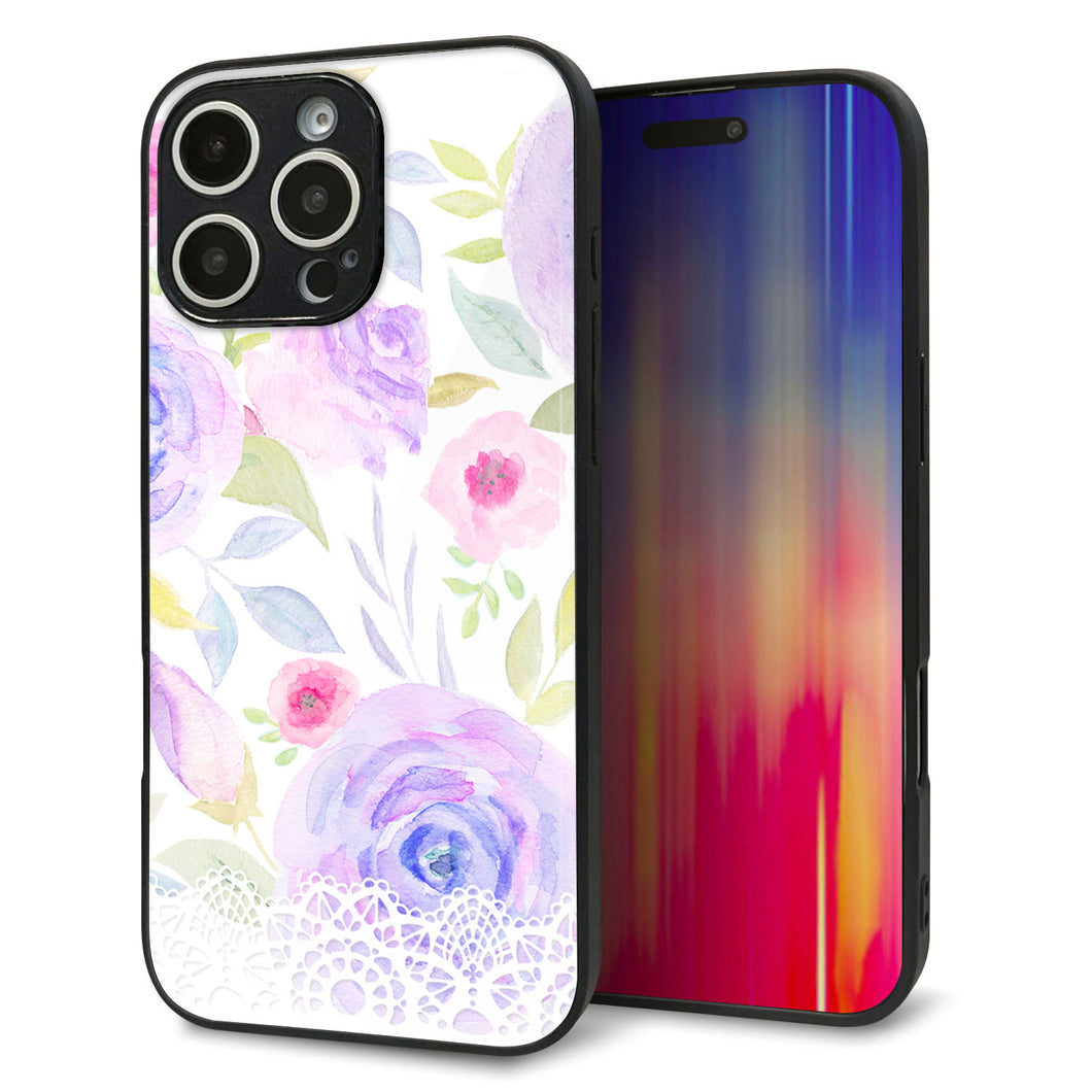 iPhone16 Pro Max 強化ガラス&TPUスマホケース ガラプリ【SC946 ドゥ・パフューム4】