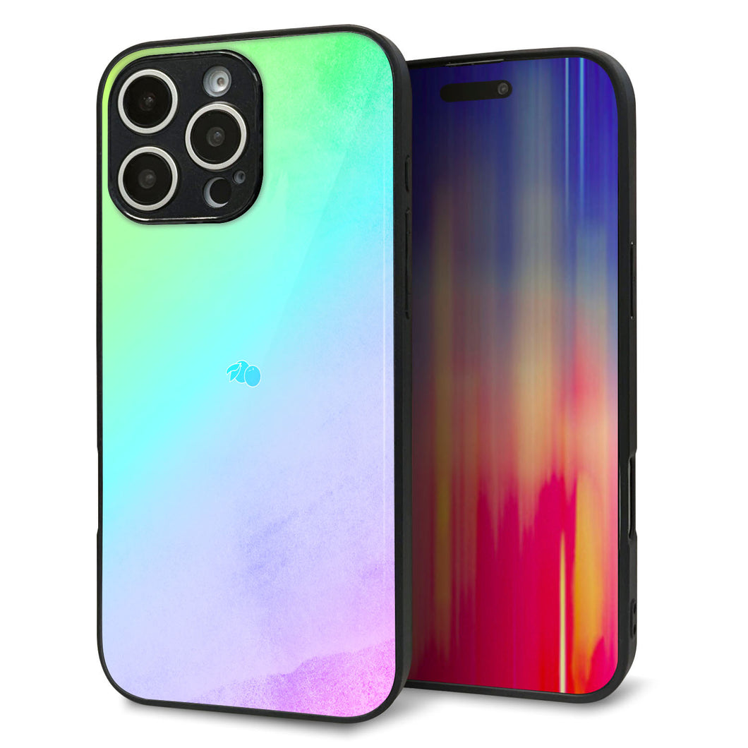 iPhone16 Pro Max 強化ガラス&TPUスマホケース ガラプリ【YJ287 デザイン】