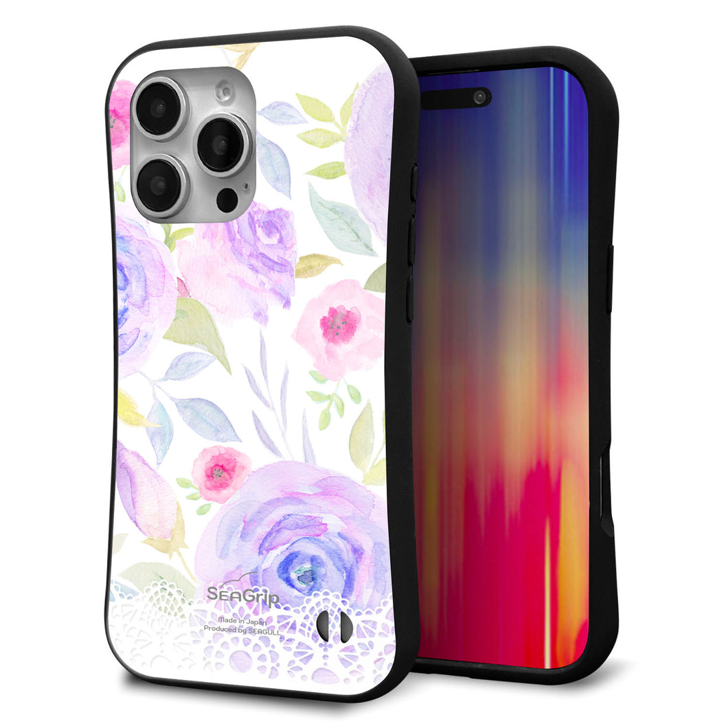 iPhone16 Pro Max スマホケース 「SEA Grip」 グリップケース Sライン 【SC946 ドゥ・パフューム4】 UV印刷