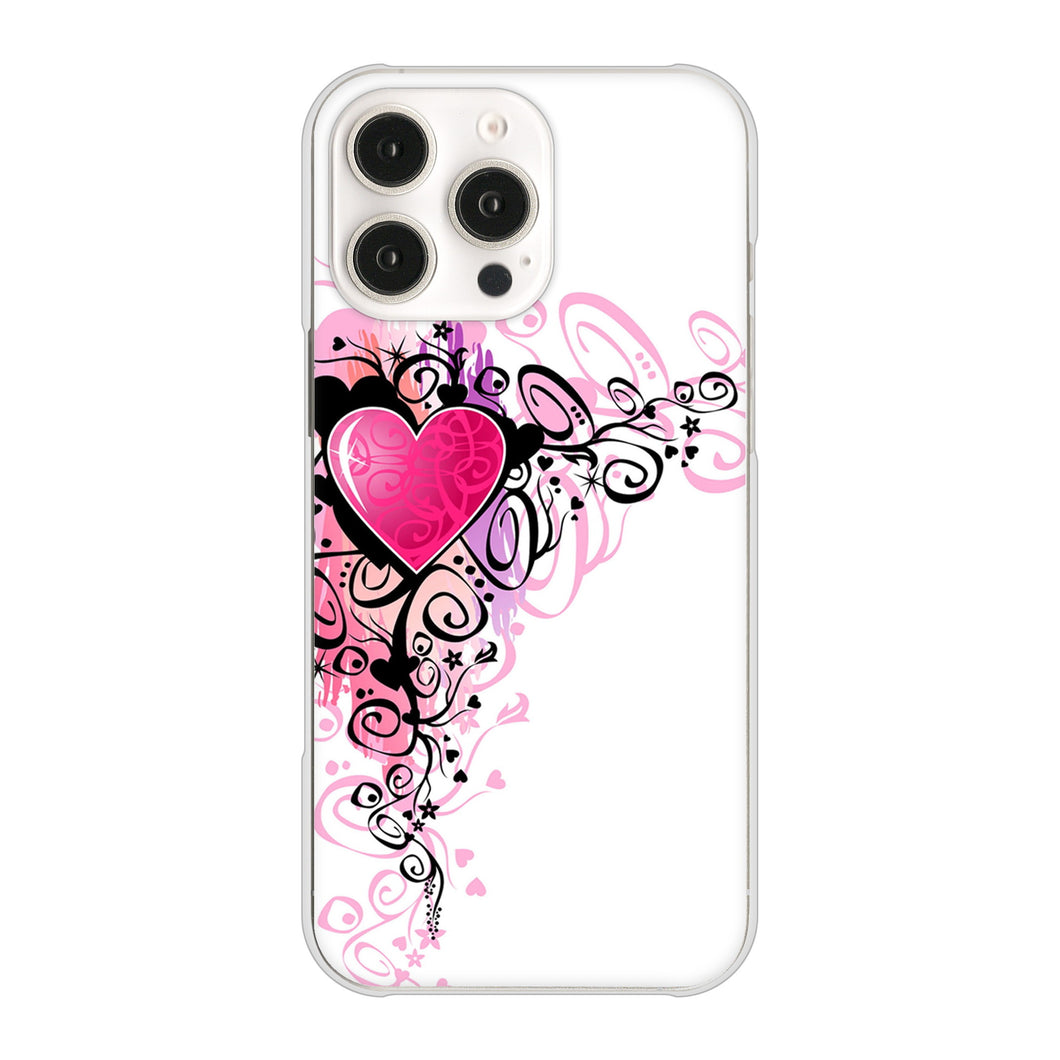 iPhone16 Pro Max 高画質仕上げ 背面印刷 ハードケースきらめきハート