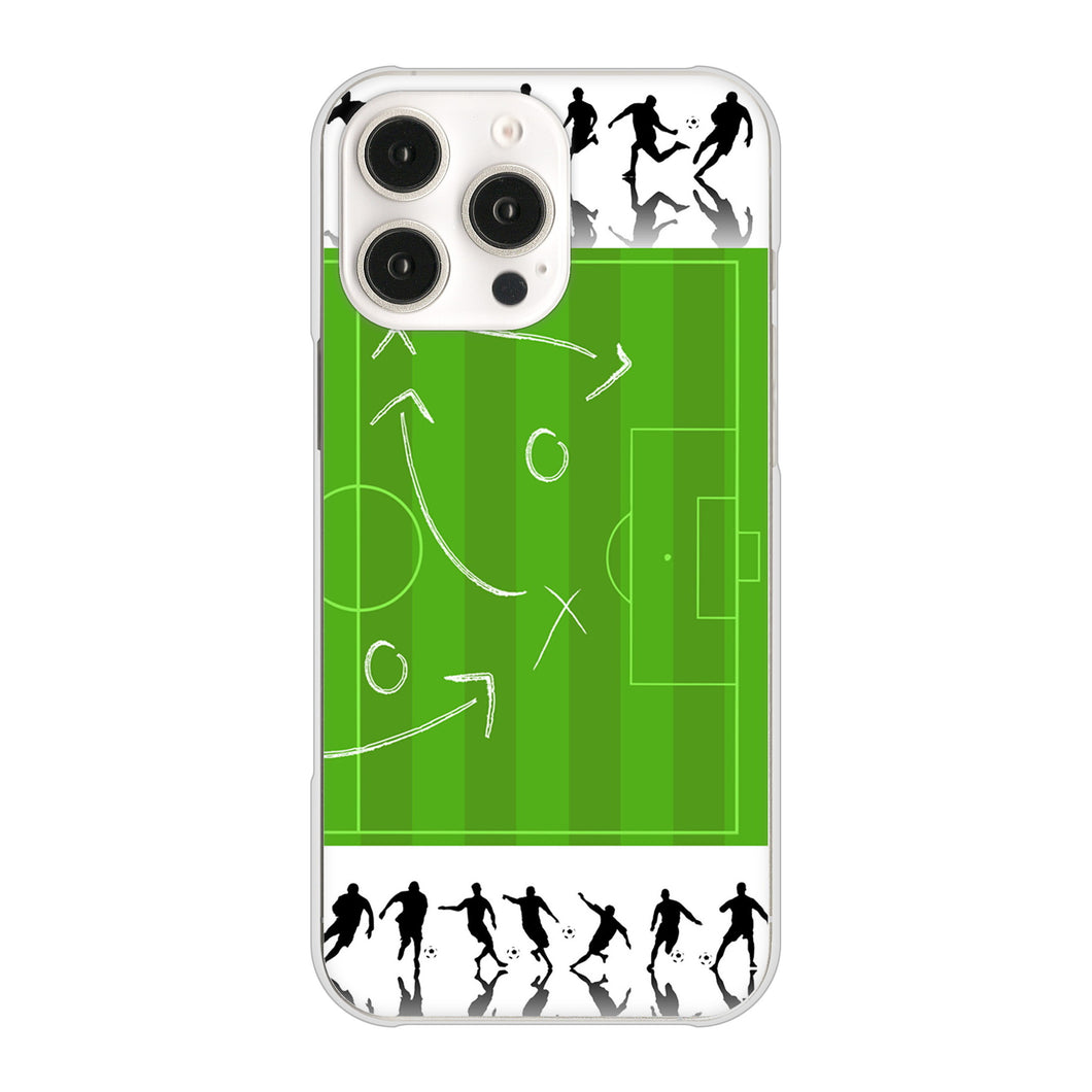 iPhone16 Pro Max 高画質仕上げ 背面印刷 ハードケース 【304 サッカー戦略ボード】