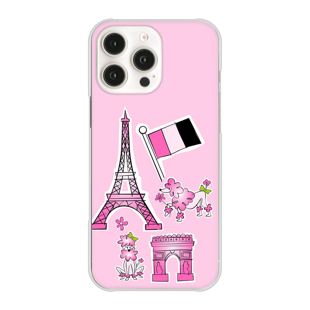 iPhone16 Pro Max 高画質仕上げ 背面印刷 ハードケースLOVE フランス