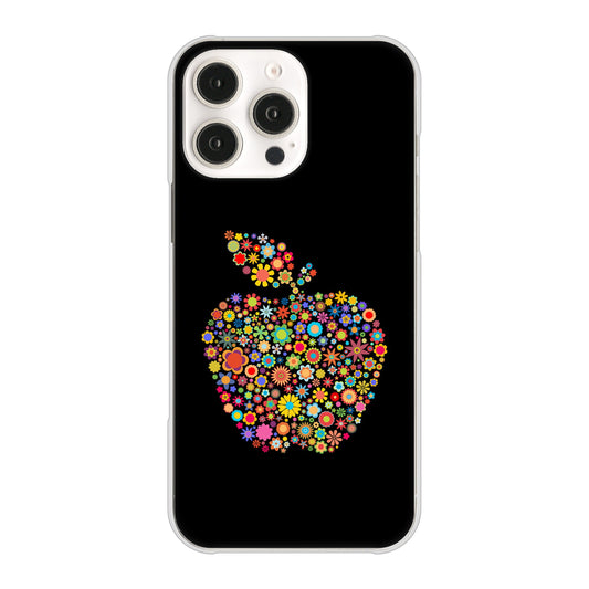 iPhone16 Pro Max 高画質仕上げ 背面印刷 ハードケース 【1195 カラフルアップル】