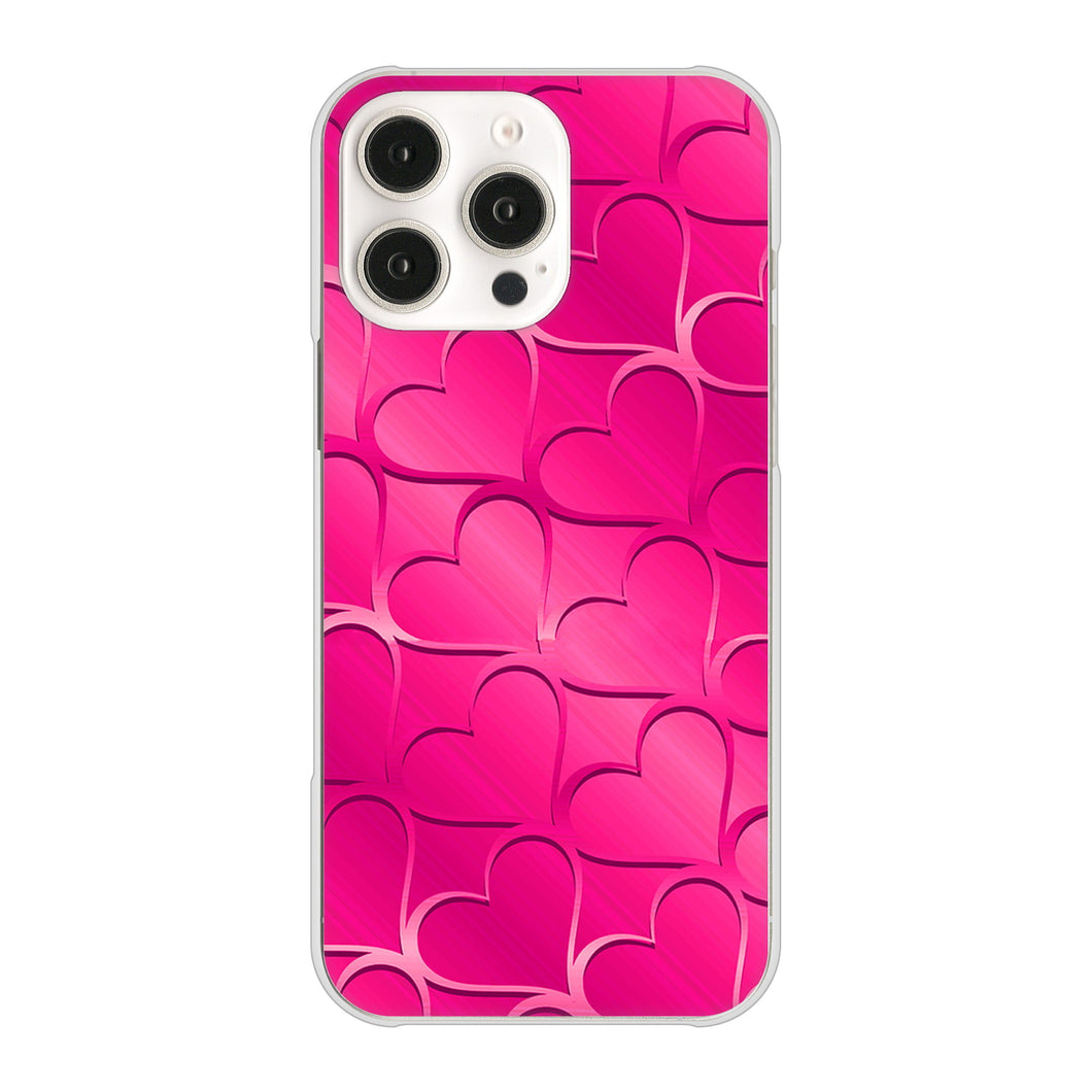 iPhone16 Pro Max 高画質仕上げ 背面印刷 ハードケースかくれハート