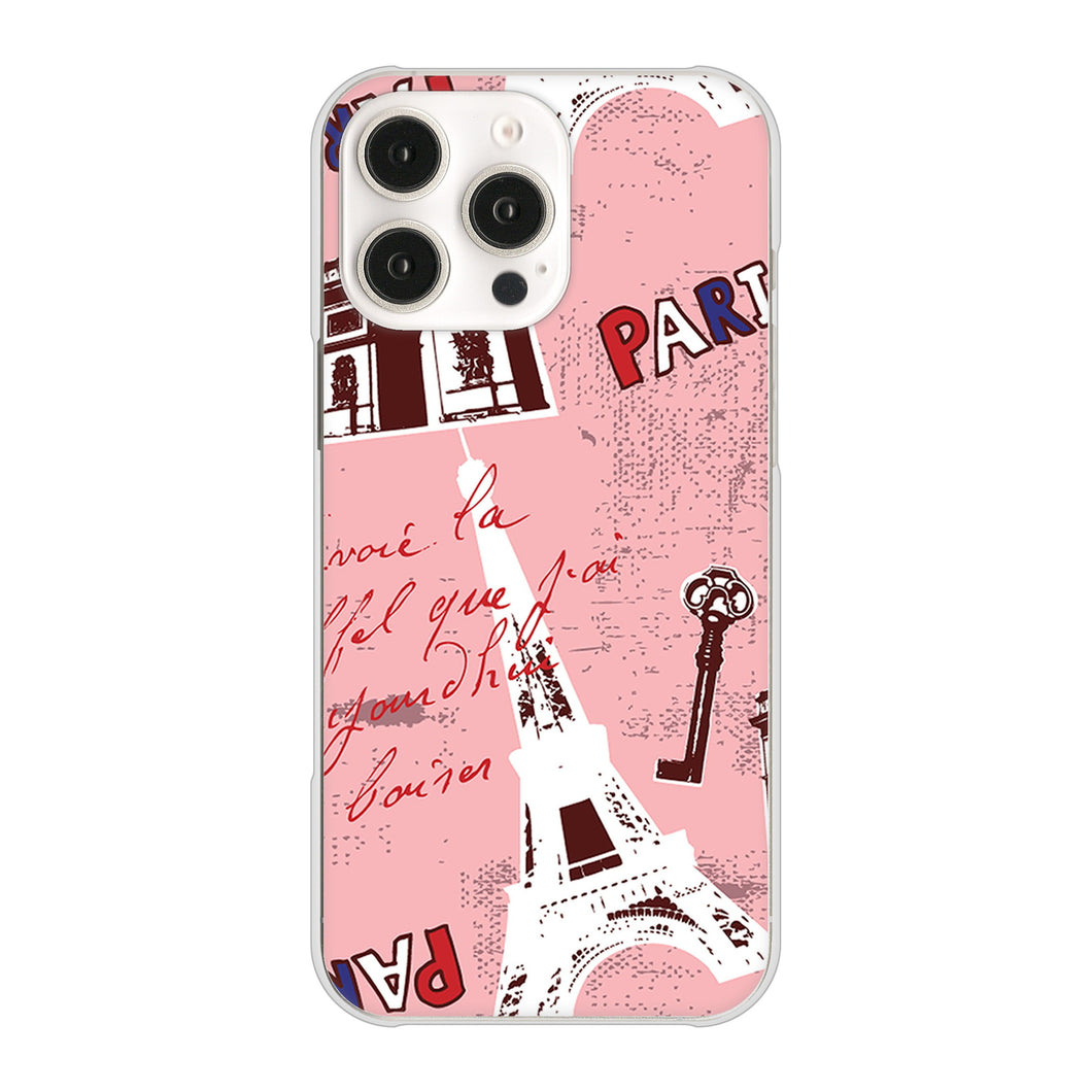 iPhone16 Pro Max 高画質仕上げ 背面印刷 ハードケースビューティフルパリレッド