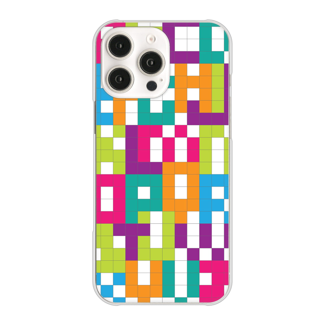 iPhone16 Pro Max 高画質仕上げ 背面印刷 ハードケース 【IB916 ブロックアルファベット】