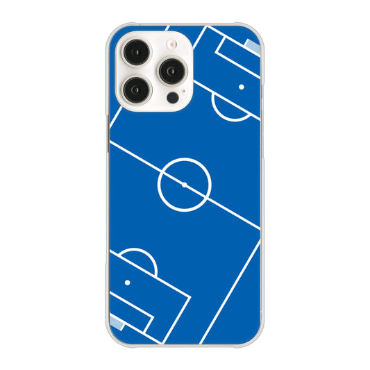 iPhone16 Pro Max 高画質仕上げ 背面印刷 ハードケース 【IB922 SOCCER_ピッチ】