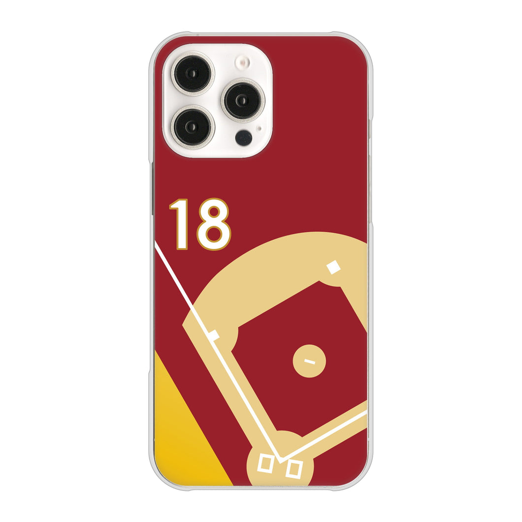 iPhone16 Pro Max 高画質仕上げ 背面印刷 ハードケースbaseball