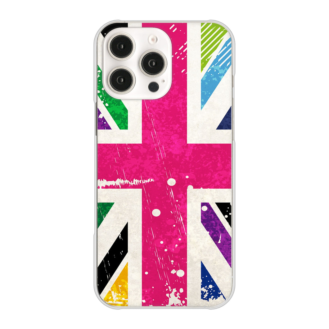 iPhone16 Pro Max 高画質仕上げ 背面印刷 ハードケースユニオンジャック