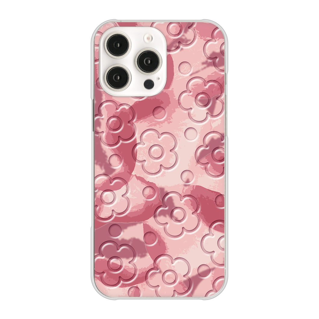 iPhone16 Pro Max 高画質仕上げ 背面印刷 ハードケースフラワーヴェルニ