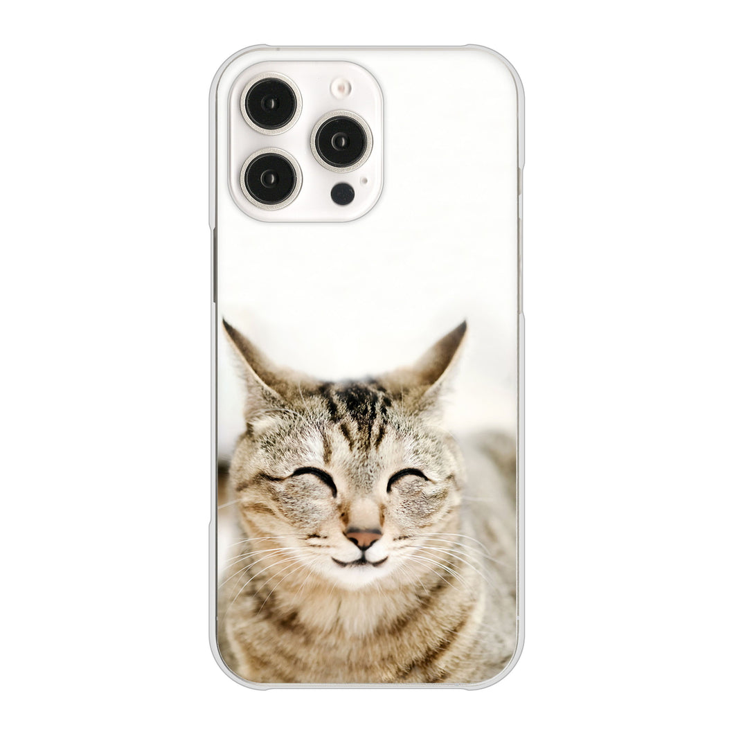 iPhone16 Pro Max 高画質仕上げ 背面印刷 ハードケース 【VA801 笑福ねこ】