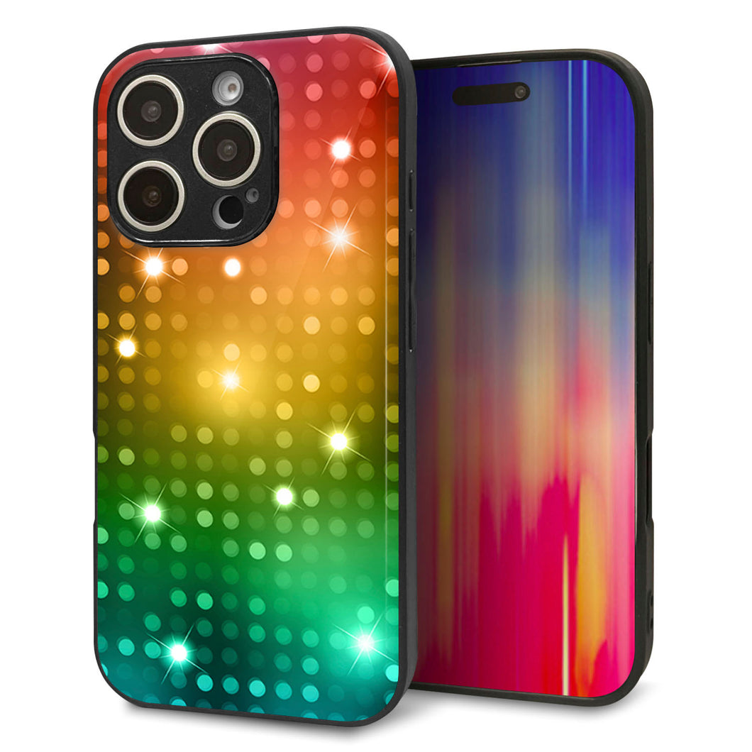 iPhone16 Pro 強化ガラス&TPUスマホケース ガラプリ【419 フラッシュタワー】