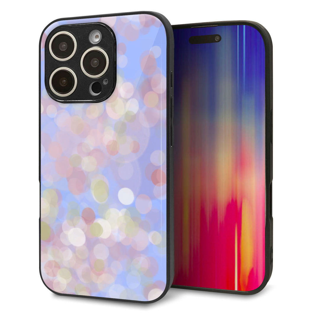 iPhone16 Pro 強化ガラス&TPUスマホケース ガラプリ【YJ293 デザイン】